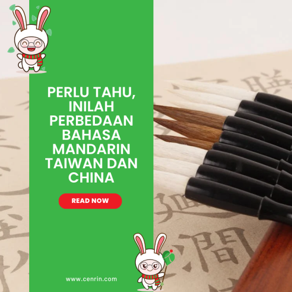Perlu Tahu, Inilah Perbedaan Bahasa Mandarin Taiwan dan China