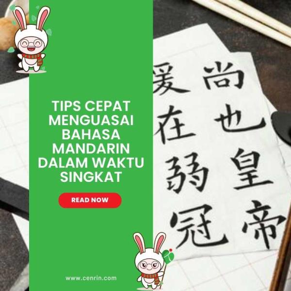 Tips Cepat Menguasai Bahasa Mandarin dalam Waktu Singkat