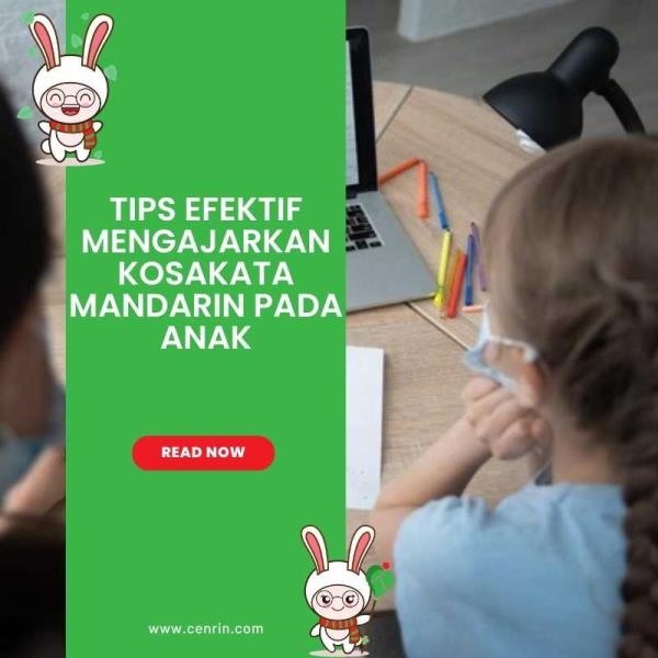 Tips Efektif Mengajarkan Kosakata Mandarin pada Anak