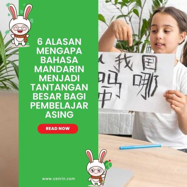 6 Alasan Mengapa Bahasa Mandarin Menjadi Tantangan Besar bagi Pembelajar Asing