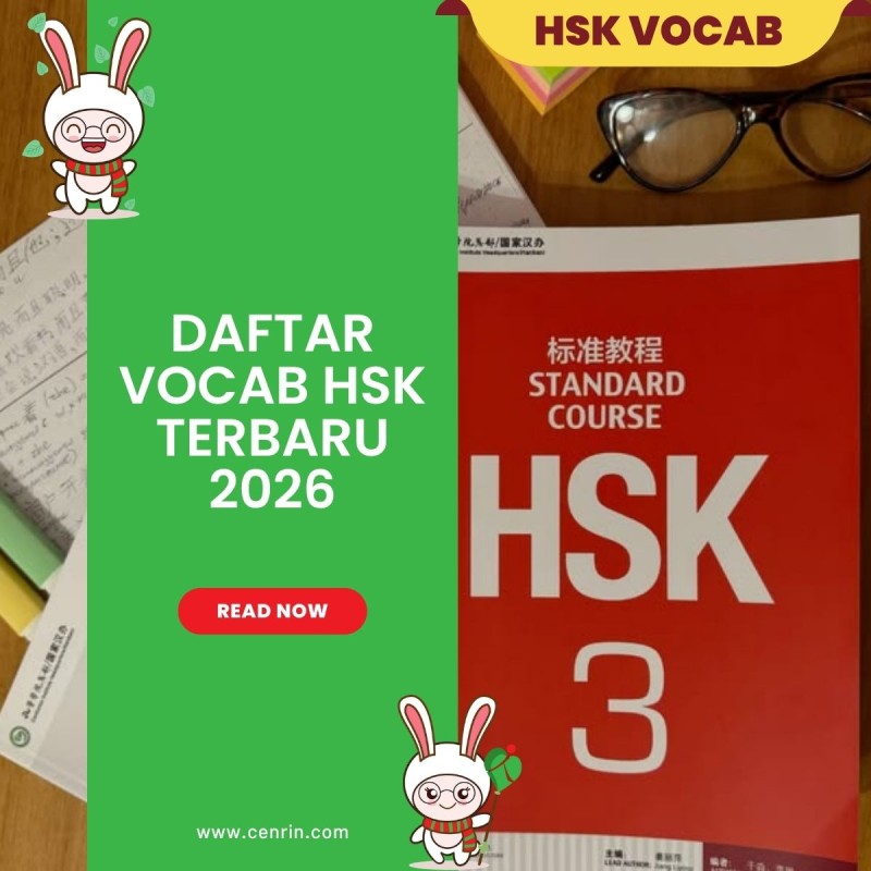 Daftar Vocab HSK Terbaru 2026