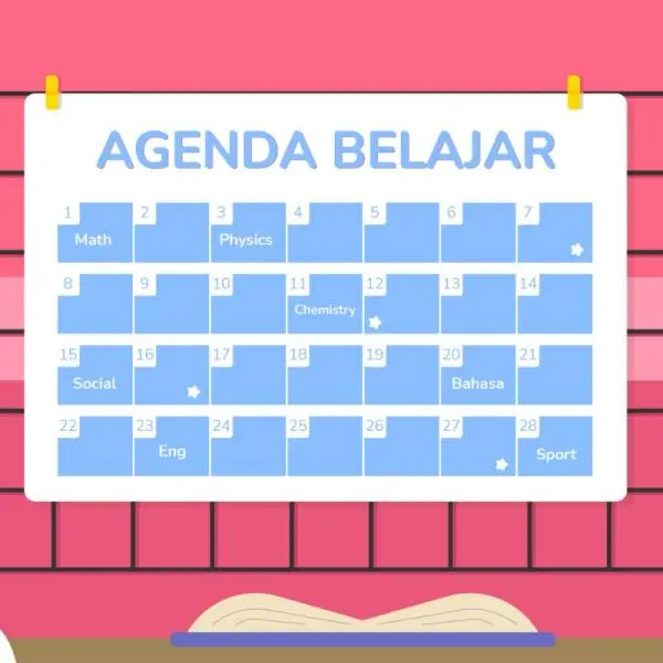 Buatlah Jadwal Belajar yang Realistis
