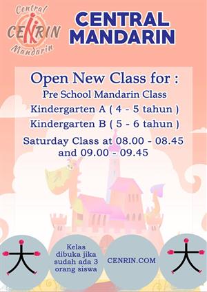 Buka Pre School Mandarin Class Umur 4 - 6 Tahun