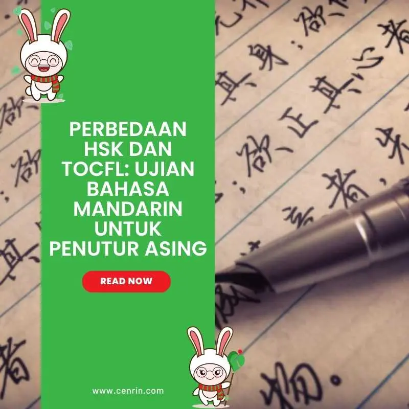 Perbedaan HSK dan TOCFL Ujian Bahasa Mandarin untuk Penutur Asing