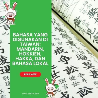 Bahasa yang Digunakan di Taiwan Mandarin, Hokkien, Hakka, dan Bahasa Lokal