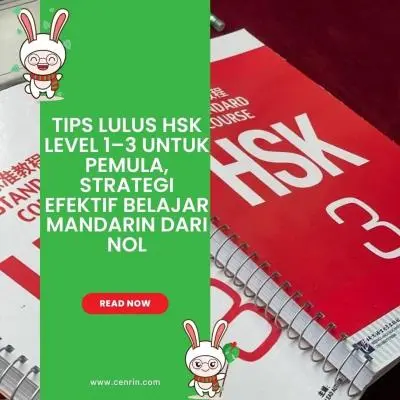Tips Lulus HSK Level 1–3 untuk Pemula, Strategi Efektif Belajar Mandarin dari Nol